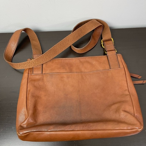 Fossil Cowhide leather Messenger bag - Picture 3 of 8